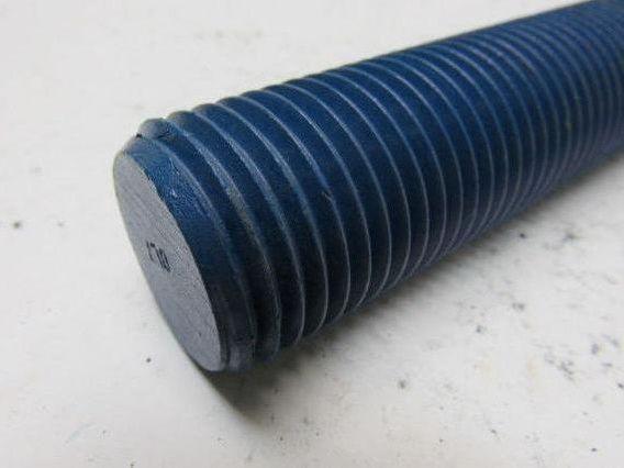 1-1/4"-8x11-3/4" Blue Teflon Steel Threaded Rod Stud