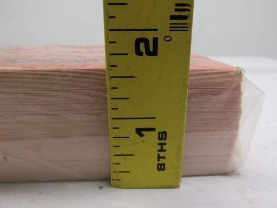 Emedco XQS90763 3-1/2" X 5" Warning Arc Flash Hazard 30FT Sticker Lot of 110