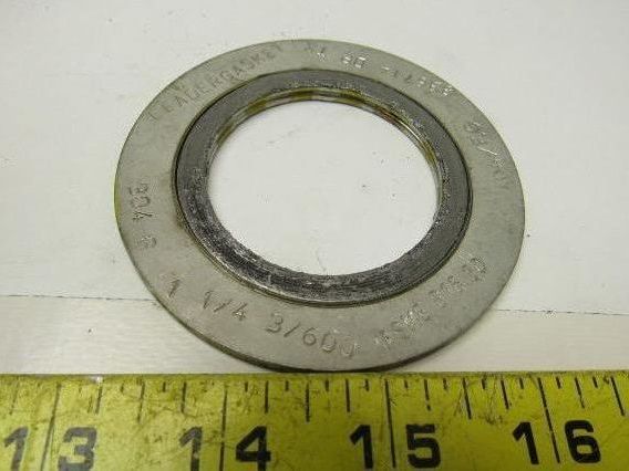 Leader 336714 Metallic Spiral Wound Pipe Gasket 1-1/4" 3/600# Lot of 24