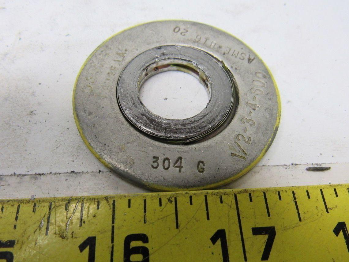 Leader 336715 Metallic Spiral Wound Pipe Gasket 1/2" 3/600# Lot of 30