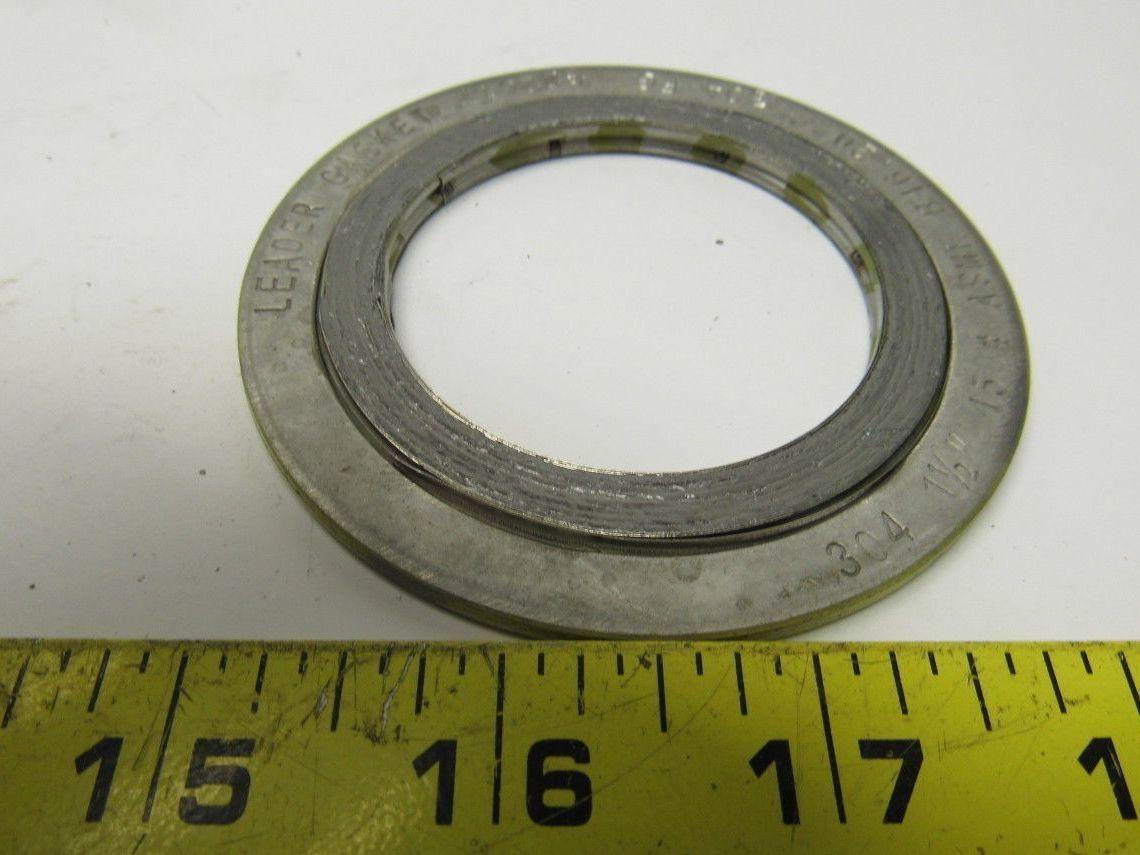 Leader 322617 Metallic Spiral Wound Pipe Gasket 1-1/2" 150# Lot of 25