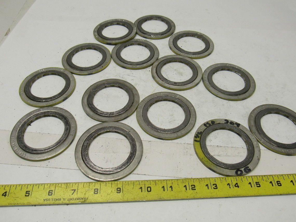 Leader 322617 Metallic Spiral Wound Pipe Gasket 1-1/2" 150# Lot of 14