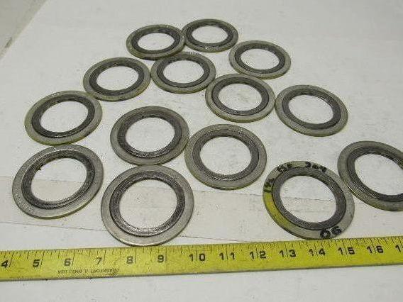 Leader 322617 Metallic Spiral Wound Pipe Gasket 1-1/2" 150# Lot of 14