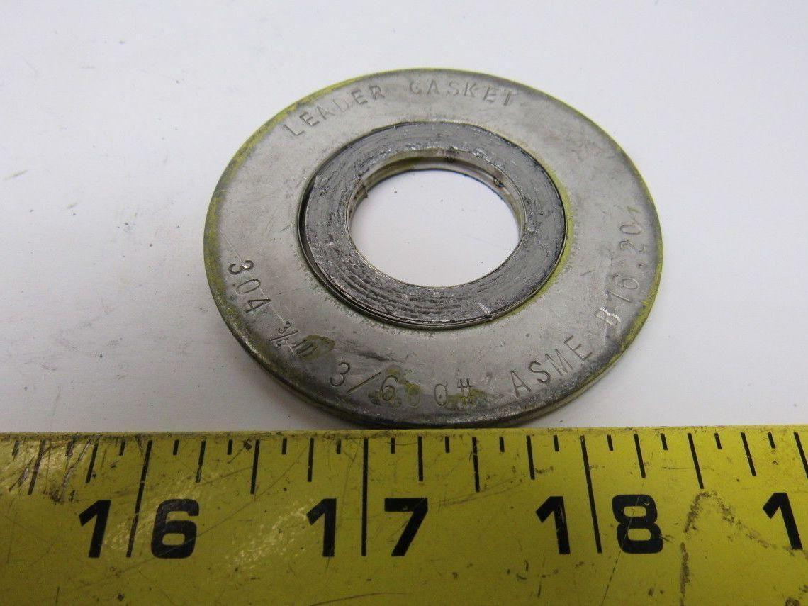 Leader 322845 Metallic Spiral Wound Pipe Gasket 3/4" 3/600# Lot of 23