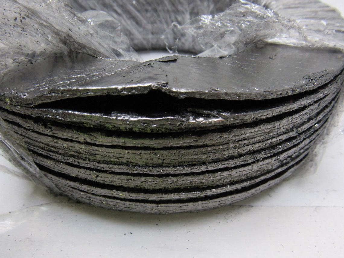 Durlon FGT316/G13S 4" 150# Flexible Graphite Ring Gasket 1/16" Thick Lot Of 25