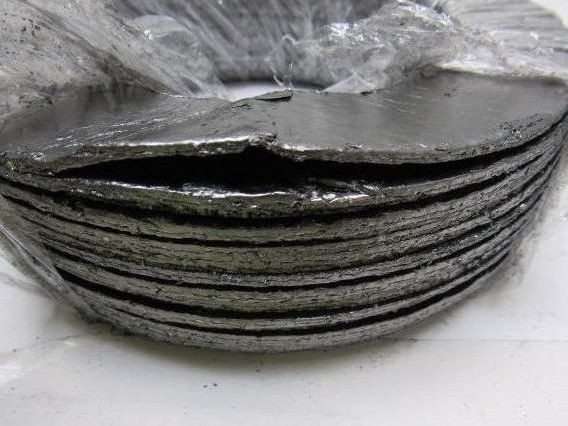 Durlon FGT316/G13S 4" 150# Flexible Graphite Ring Gasket 1/16" Thick Lot Of 25