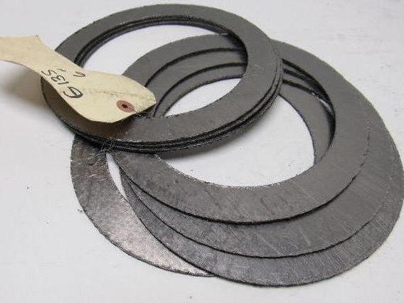 Durlon FCT316 150 # 6" X 1/16" Flexible Graphite Flat Ring Gasket Lot Of 7