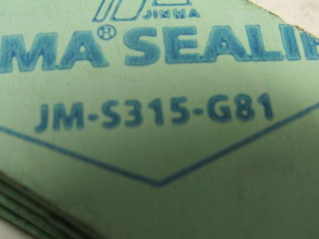 Jinma Sealing JM-S315-G81 10" 150 # Flat Ring Gasket 1/8" Lot of 4