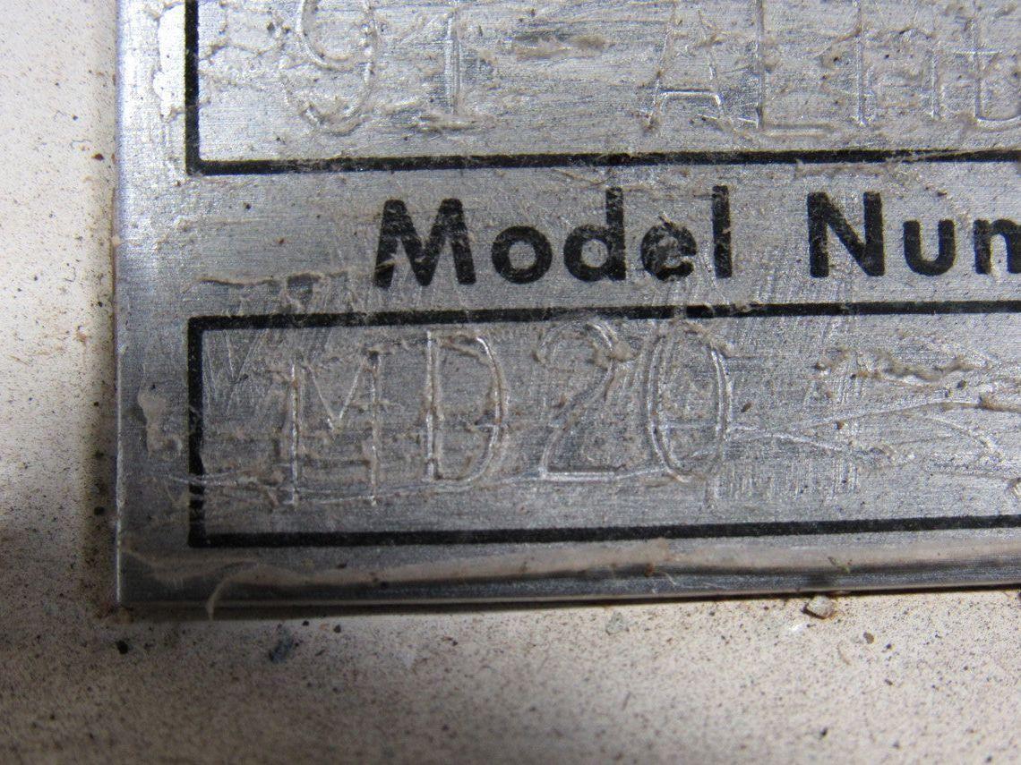 MAC MD20 Rotary Airlock 8"x 8" Infeed S.S. 8 Vane Closed End Rotor