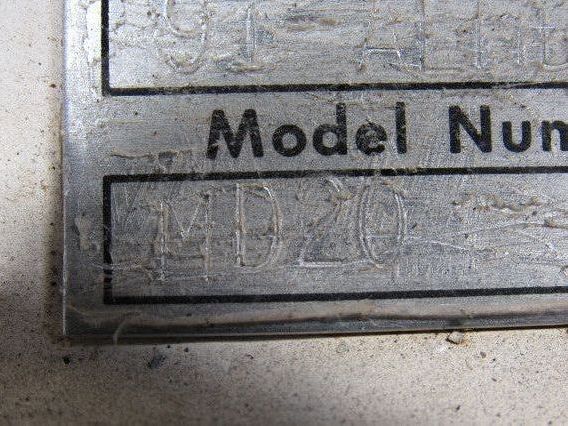 MAC MD20 Rotary Airlock 8"x 8" Infeed S.S. 8 Vane Closed End Rotor