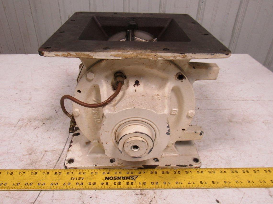 MAC MD20 Rotary Airlock 8"x 8" Infeed S.S. 8 Vane Closed End Rotor