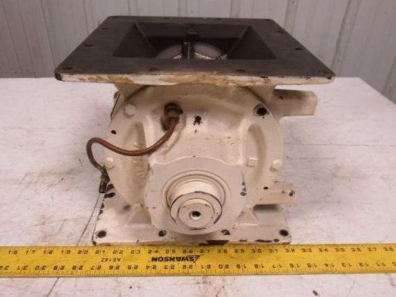 MAC MD20 Rotary Airlock 8"x 8" Infeed S.S. 8 Vane Closed End Rotor