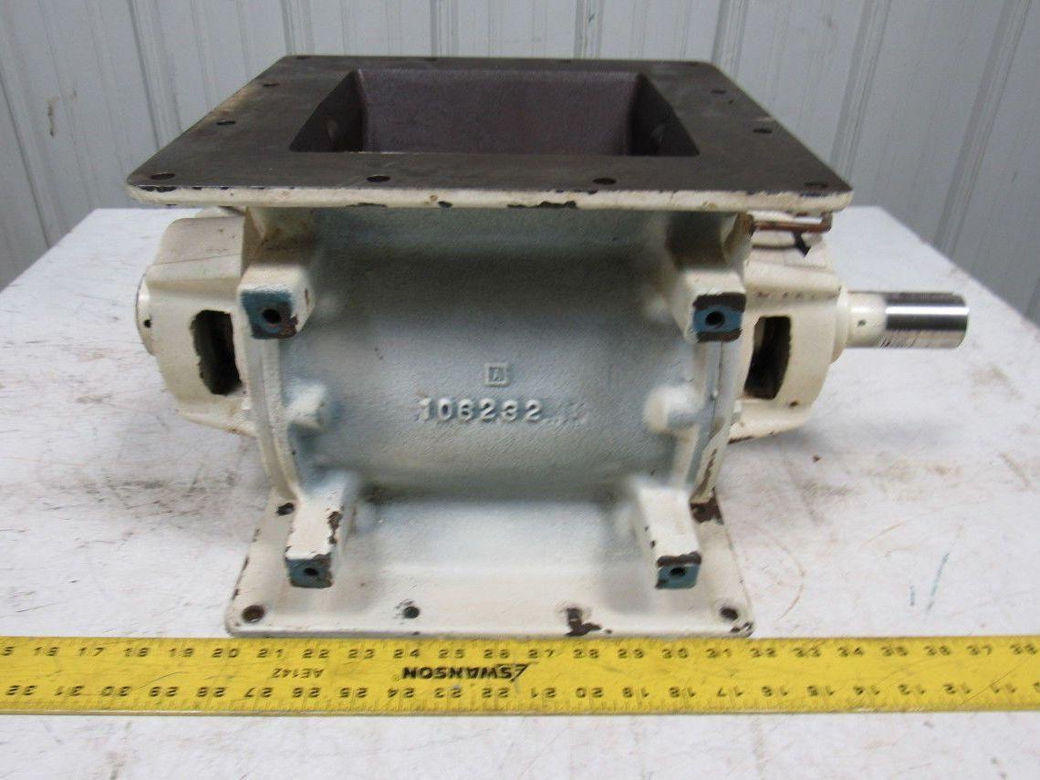 MAC MD20 Rotary Airlock 8"x 8" Infeed S.S. 8 Vane Closed End Rotor