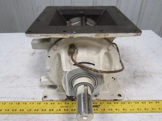 MAC MD20 Rotary Airlock 8"x 8" Infeed S.S. 8 Vane Closed End Rotor