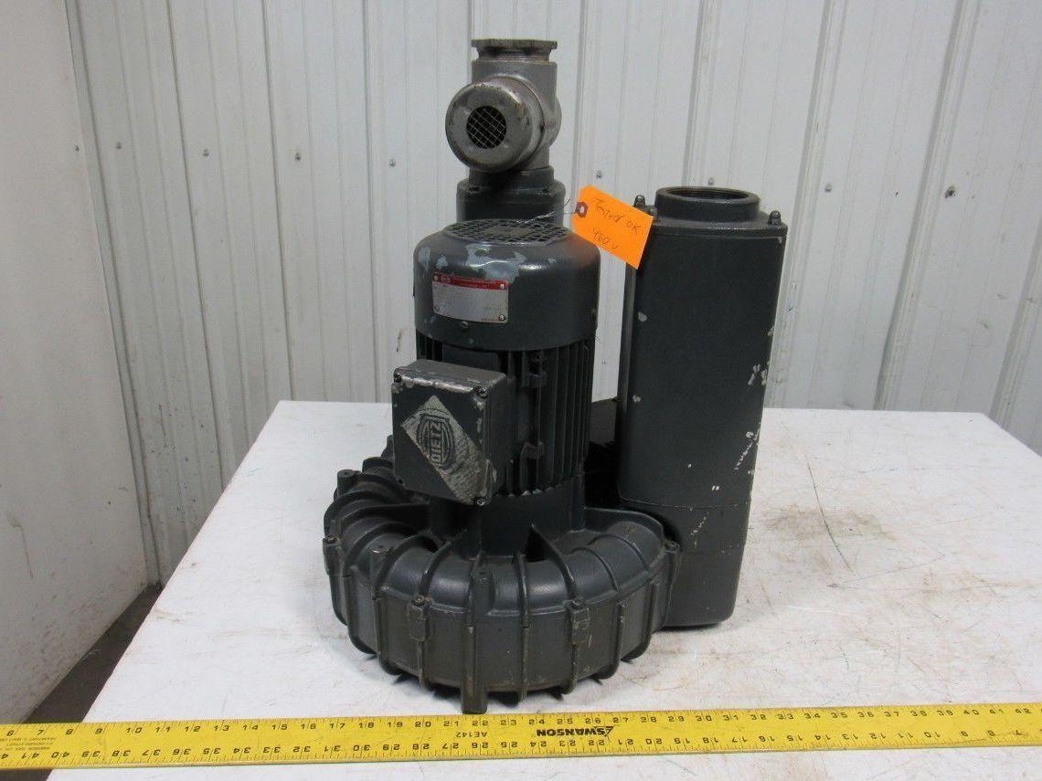 BECKER PUMP SV5.330/2 Pressure Pump 2 Stage 230/460V 450 mbar