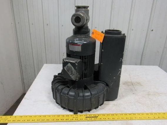 BECKER PUMP SV5.330/2 Pressure Pump 2 Stage 230/460V 450 mbar
