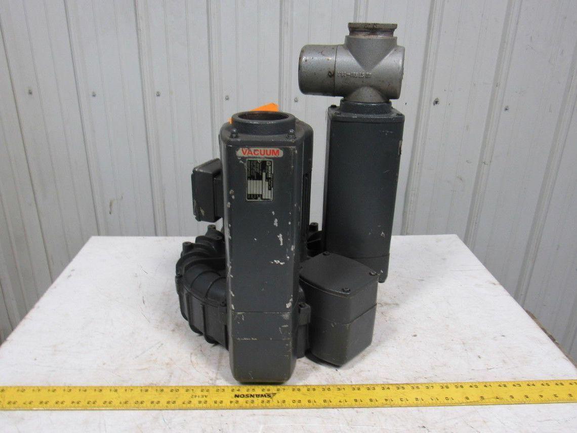BECKER PUMP SV5.330/2 Pressure Pump 2 Stage 230/460V 450 mbar