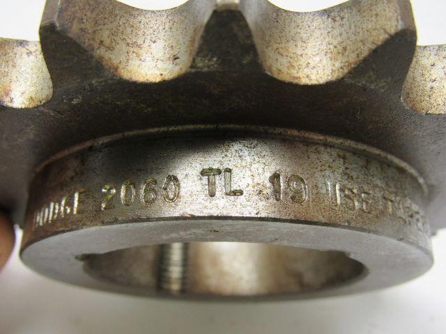 Dodge 2060TL19 #60 Sprocket Taper Lock Bushing 1610 19 Tooth