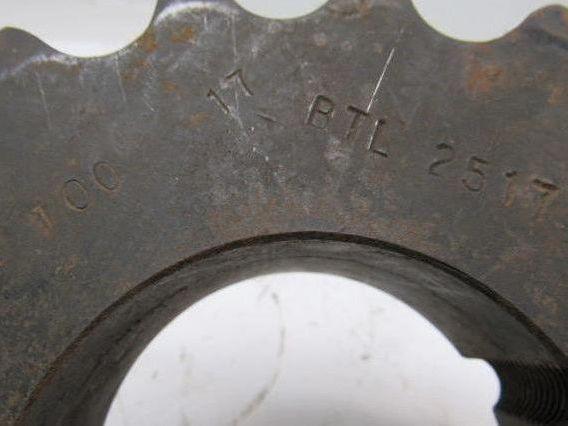 Martin 100BTL172517 #100 Single Row Sprocket Taper Lock Bushing 2517 17 Tooth