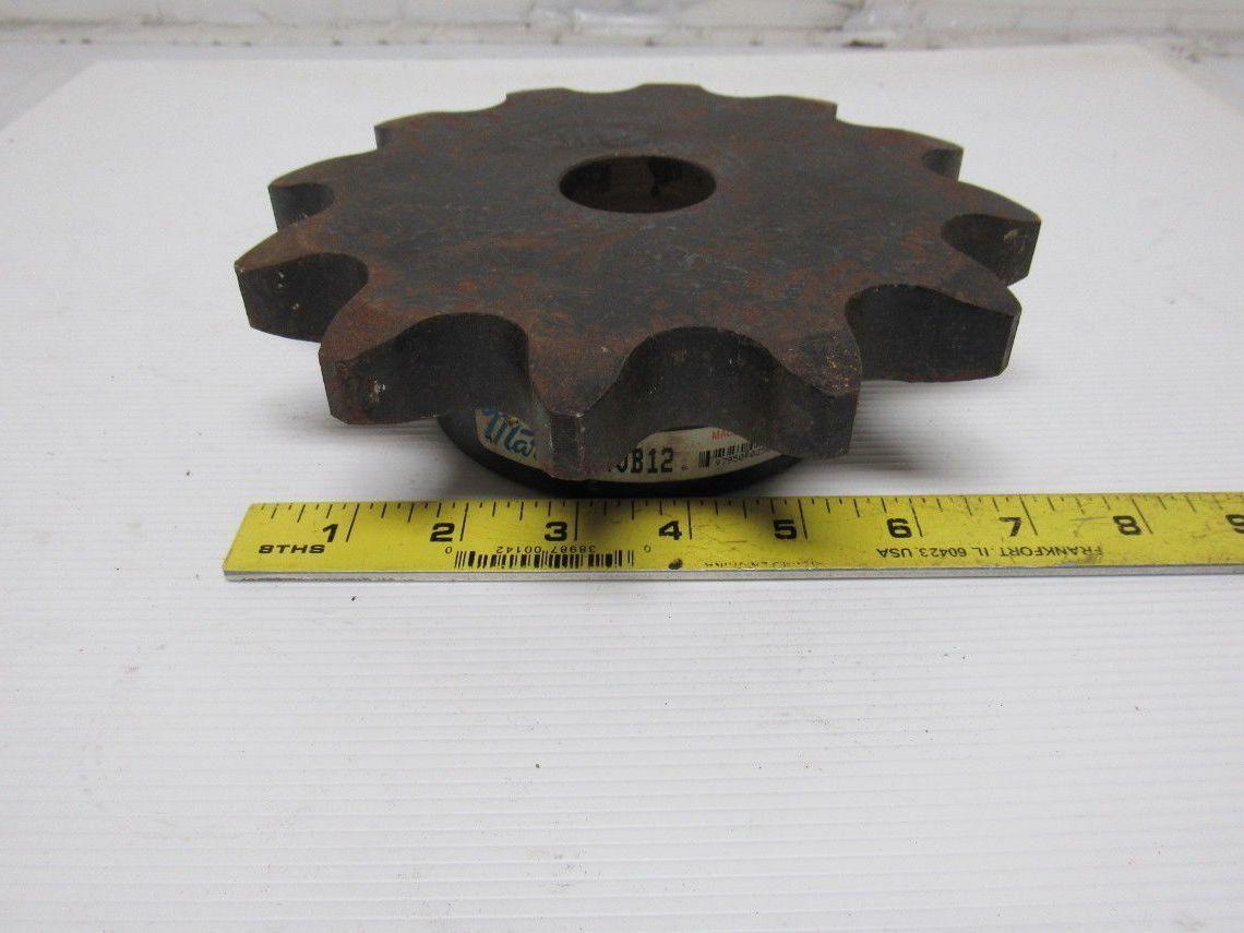 Martin 140B12 #140 Single Row Sprocket 1-1/2" Bore to Size 12 Tooth