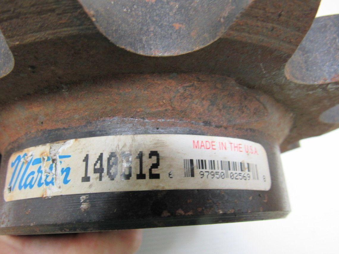 Martin 140B12 #140 Single Row Sprocket 1-1/2" Bore to Size 12 Tooth