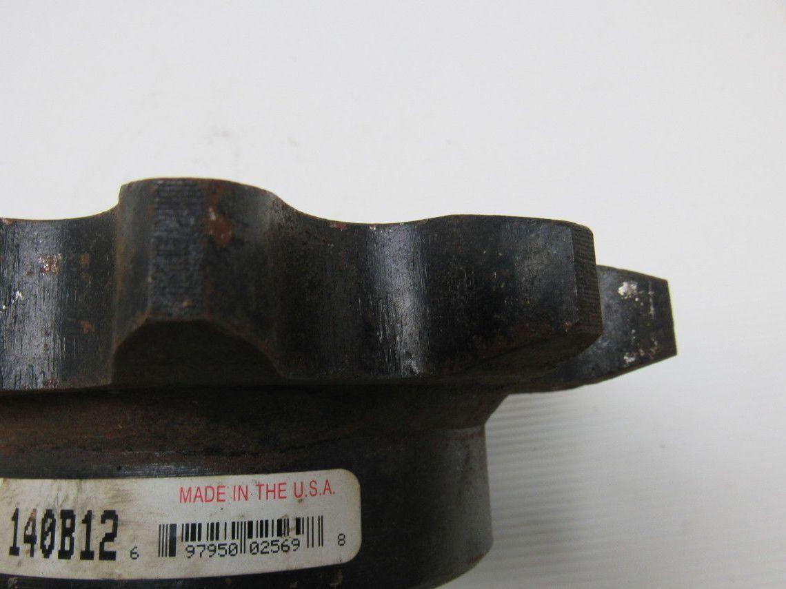 Martin 140B12 #140 Single Row Sprocket 1-1/2" Bore to Size 12 Tooth