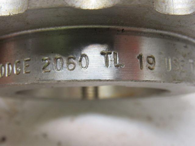 Dodge 2060TL19 #60 Sprocket Taper Lock Bushing 1610 19 Tooth