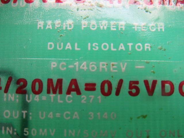 Rapid Power Tech PC-146 Dual Isolator PCB Circuit Board