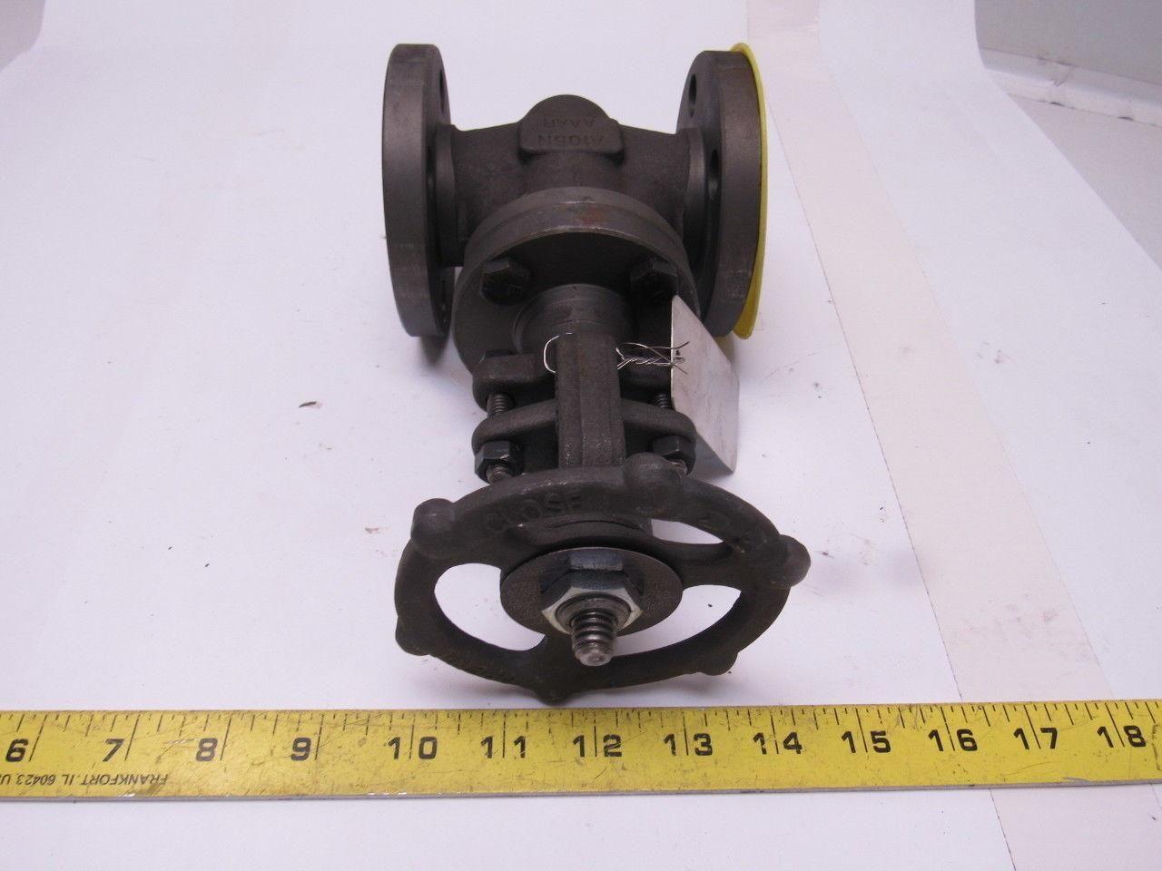 Bonney L1-11-LE Forged Steel Gate Valve 1" Flanged 150# Raised Face A105N