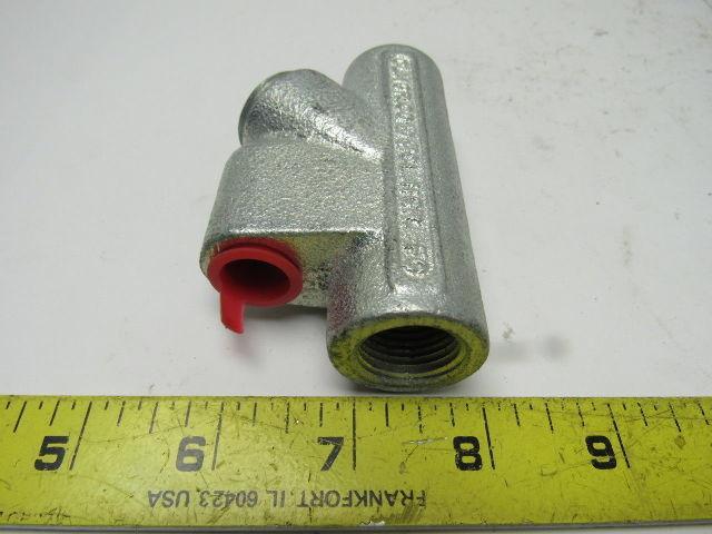 OZ Gedney EYD-50 1/2" Threaded Conduit Explosion Proof Drain Seal Fitting
