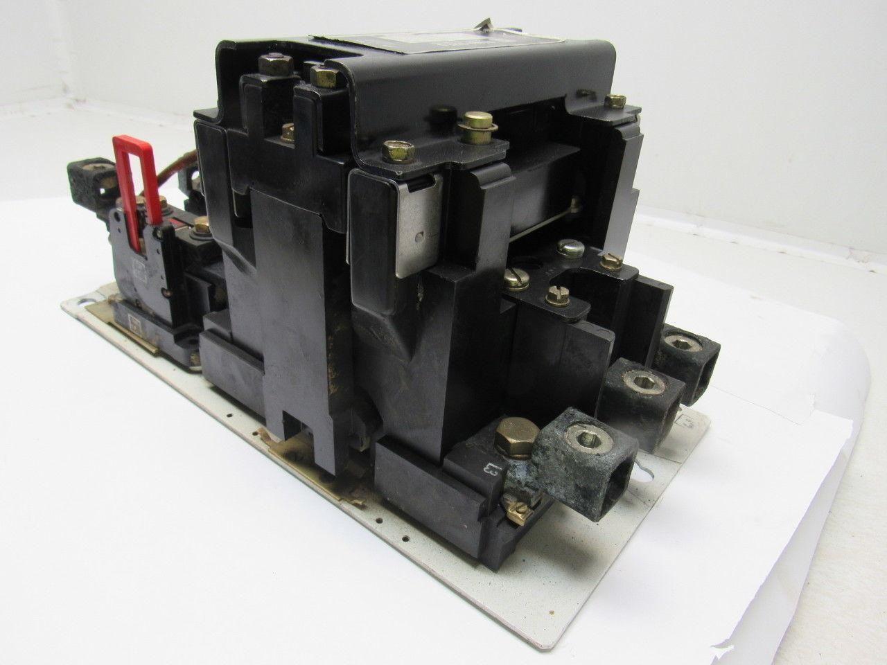 Square D 524496-D EF Size 5 Starter Class 8536 Type SG01 Ser. A 600v max