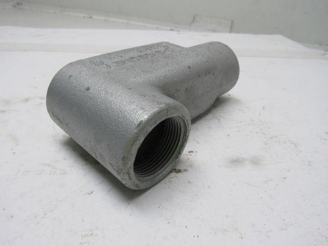 OZ Gedney LB47 1-1/4" Type LB Conduit Body W/O Cover Lot of 2