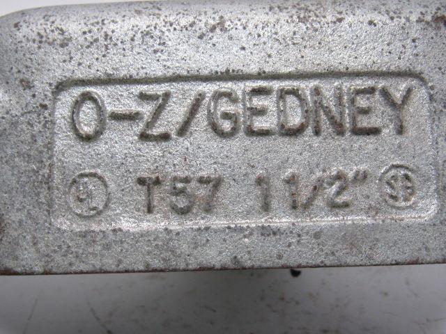 OZ Gedney T57 1-1/2" Type T Conduit Body W/O Cover