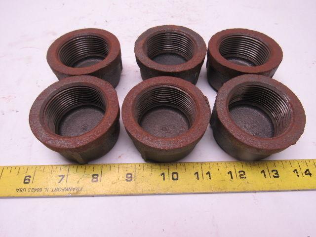 Ward Black Pipe Fitting Cap 1-1/2'' Malleable Iron