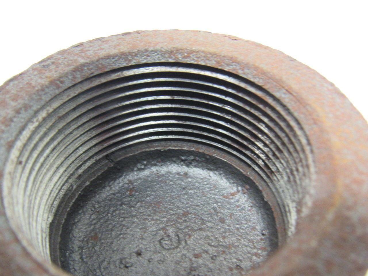 Ward Black Pipe Fitting Cap 1-1/2'' Malleable Iron