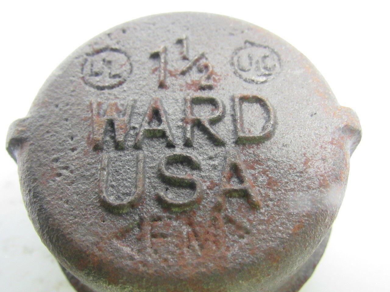 Ward Black Pipe Fitting Cap 1-1/2'' Malleable Iron