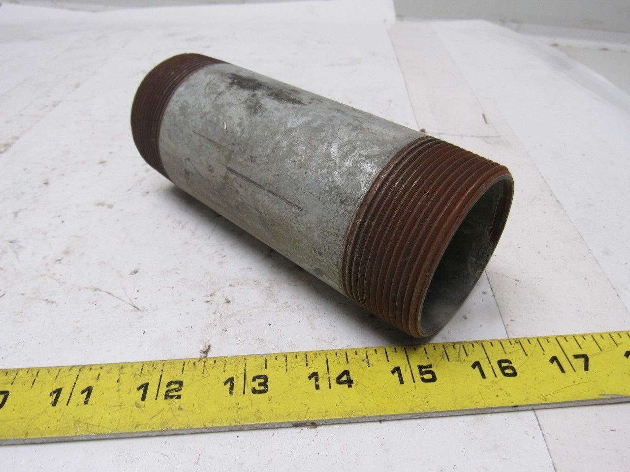 2"x 6 & 2"x 4" Rigid Steel Galvanized Conduit Nipple Lot of 8