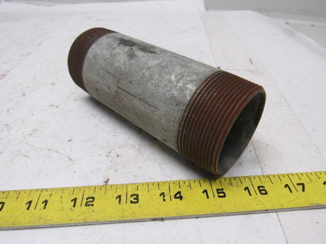 2"x 6 & 2"x 4" Rigid Steel Galvanized Conduit Nipple Lot of 8