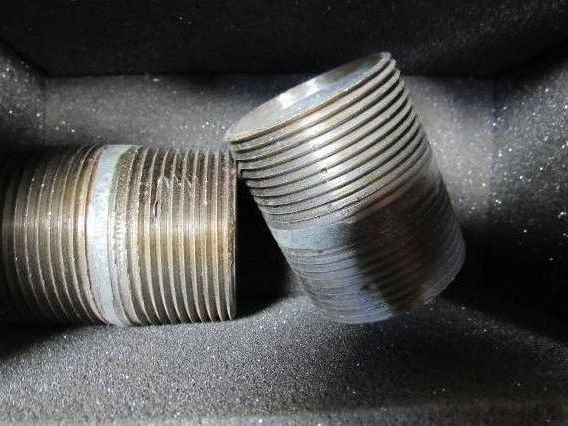 Assortment of 1-1/4" Galvanized Steel Rigid Conduit Nipple/Couplings Lot of 71