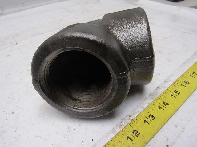 Bonney 8501 Forged Steel 2" Threaded 90 Degree Elbow