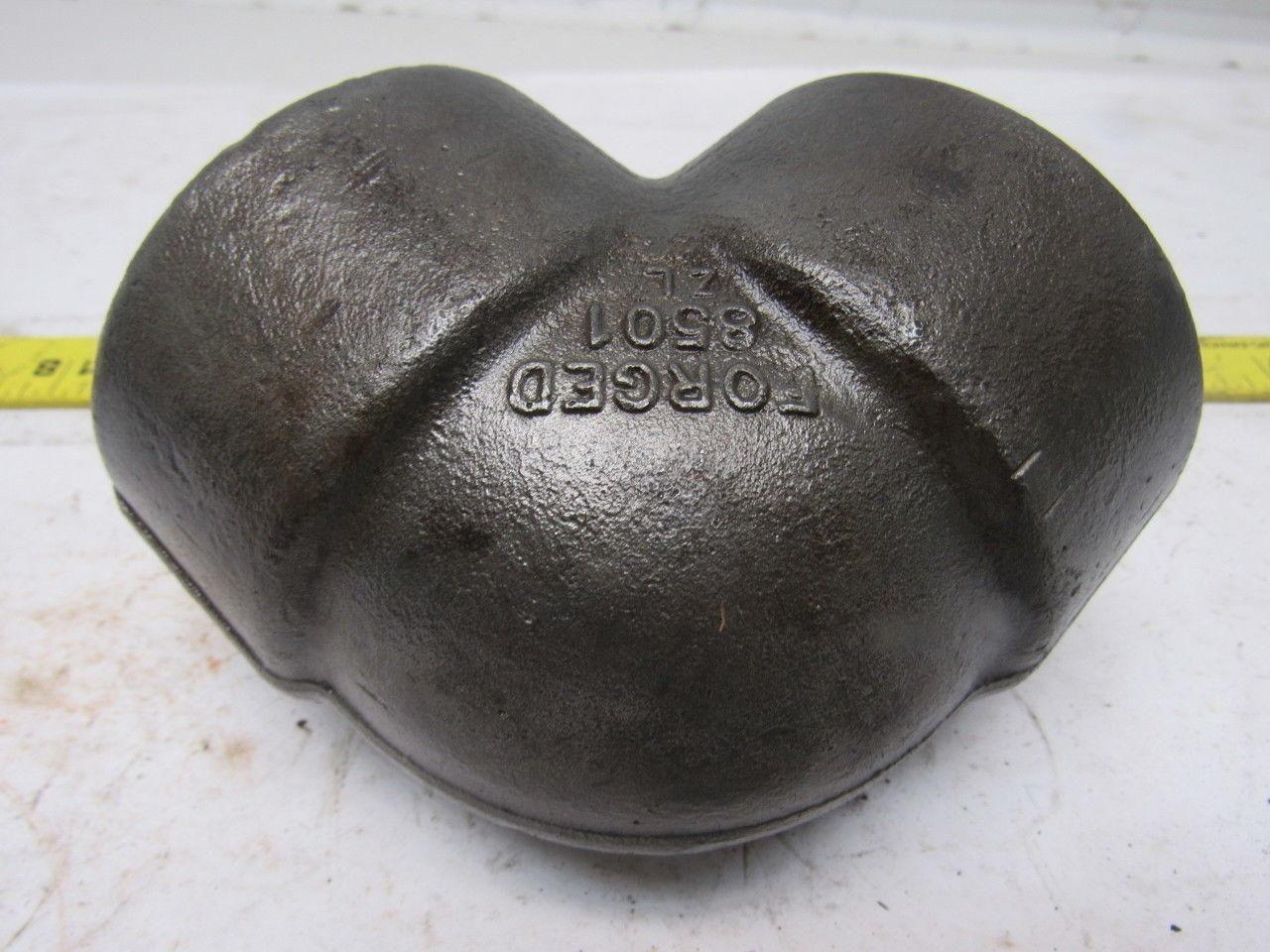 Bonney 8501 Forged Steel 2" Threaded 90 Degree Elbow