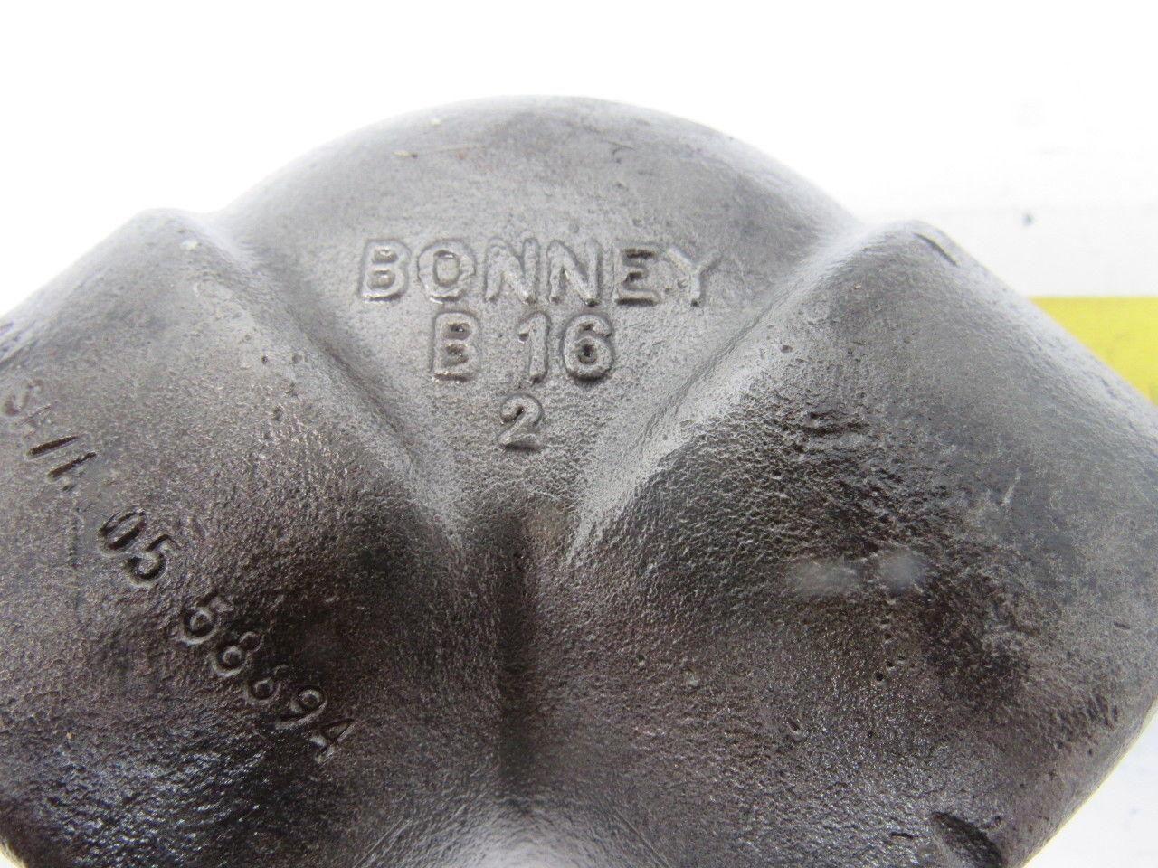 Bonney 8501 Forged Steel 2" Threaded 90 Degree Elbow