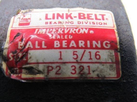 LINK BELT BEARING P2 321 1-5/16" Pillow Block Bearing