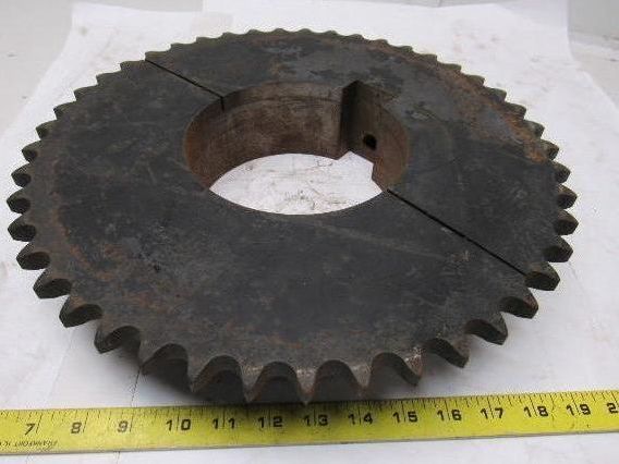 Martin 80B45S #80 Single Row Split Sprocket 6-1/8" Keyed Bore 45 Tooth