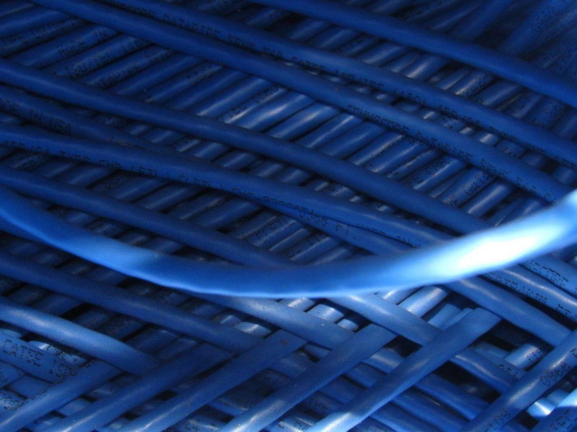 Uniprise 5ENP4P24-BL-P-CMS-PV Cat 5e Non-Plenum 4-Pair U/UTP Cable Blue 3048'