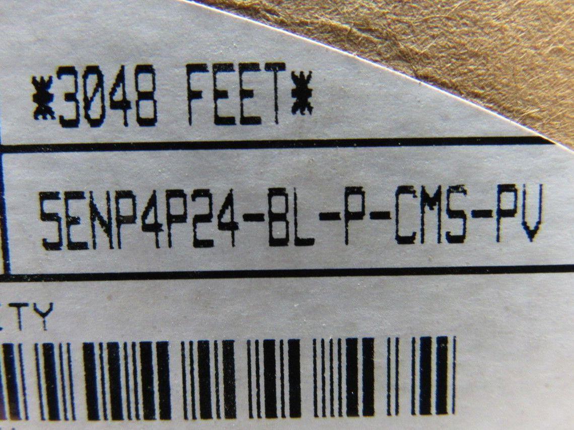 Uniprise 5ENP4P24-BL-P-CMS-PV Cat 5e Non-Plenum 4-Pair U/UTP Cable Blue 3048'