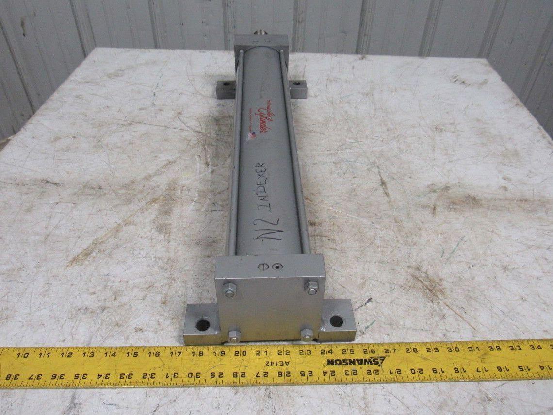 Milwaukee Cylinder Tie Rod Pneumatic Air Cylinder 4" Bore 19-3/4" Stroke