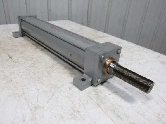 Milwaukee Cylinder Tie Rod Pneumatic Air Cylinder 4" Bore 19-3/4" Stroke
