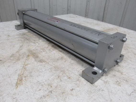 Milwaukee Cylinder Tie Rod Pneumatic Air Cylinder 4" Bore 19-3/4" Stroke