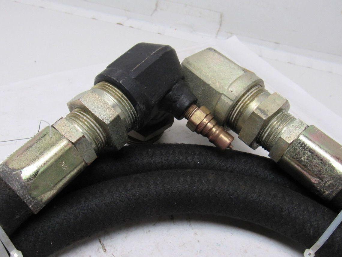 Aeroquip FC321-16 LP .88" ID Gas Hose 10' W/Fisher 2-1/4" M233 Male Fittings